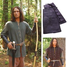 Robin of Locksley Leather Armguards