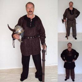 Medieval / Viking Faux Suede Costume Set