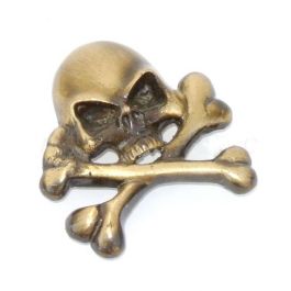 Brass Skull Decoration