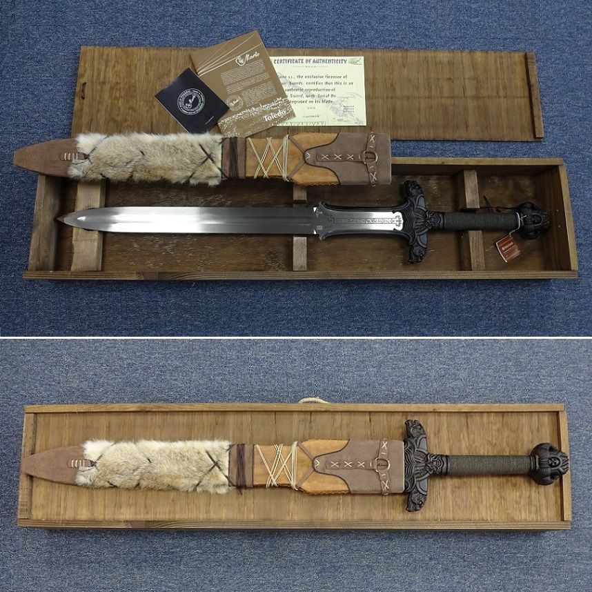 Marto Conan Atlantean Sword & Sheath - Boxed Collector Edition