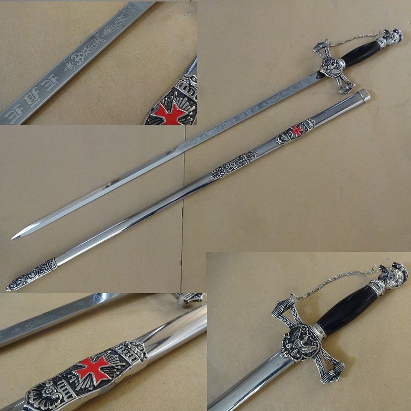 Hospitaller Knights Sword of St. John With Scabbard