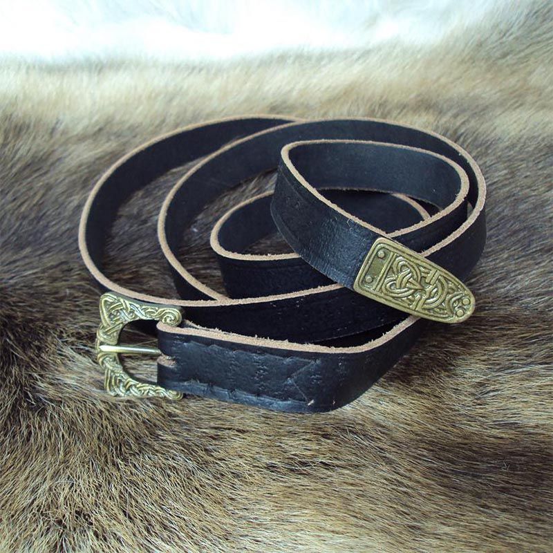 Viking Styled Leather Belt